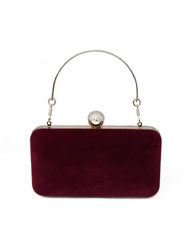 RangooN Maroon Beauty Clutch