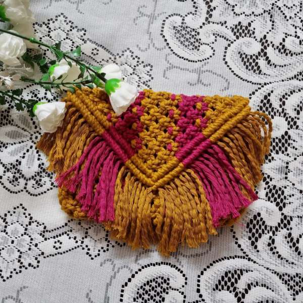 Macrame handbag