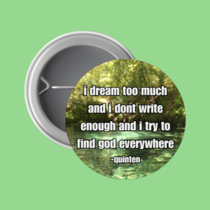 button badge, badge for writers